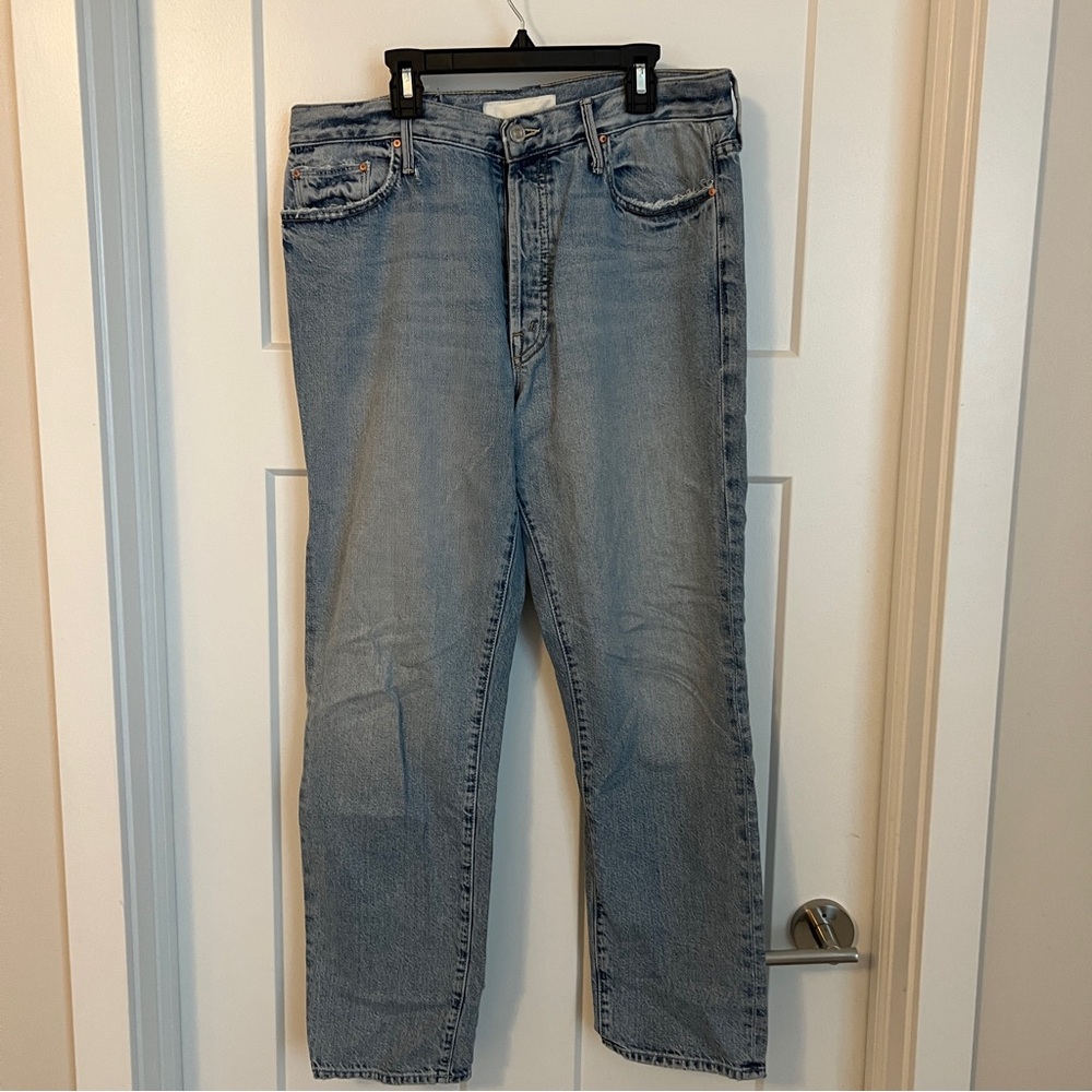 Mother jeans the trekker ankle in win some lose some size 30